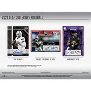 2024 Leaf Collective Football Hobby Box (Reed Buy)