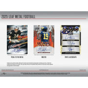 2025 Leaf Metal Football Hobby Box