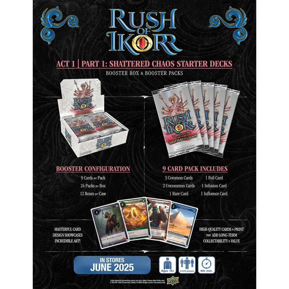 Rush of Ikorr TCG Shattered Chaos Booster Box (Upper Deck 2025)