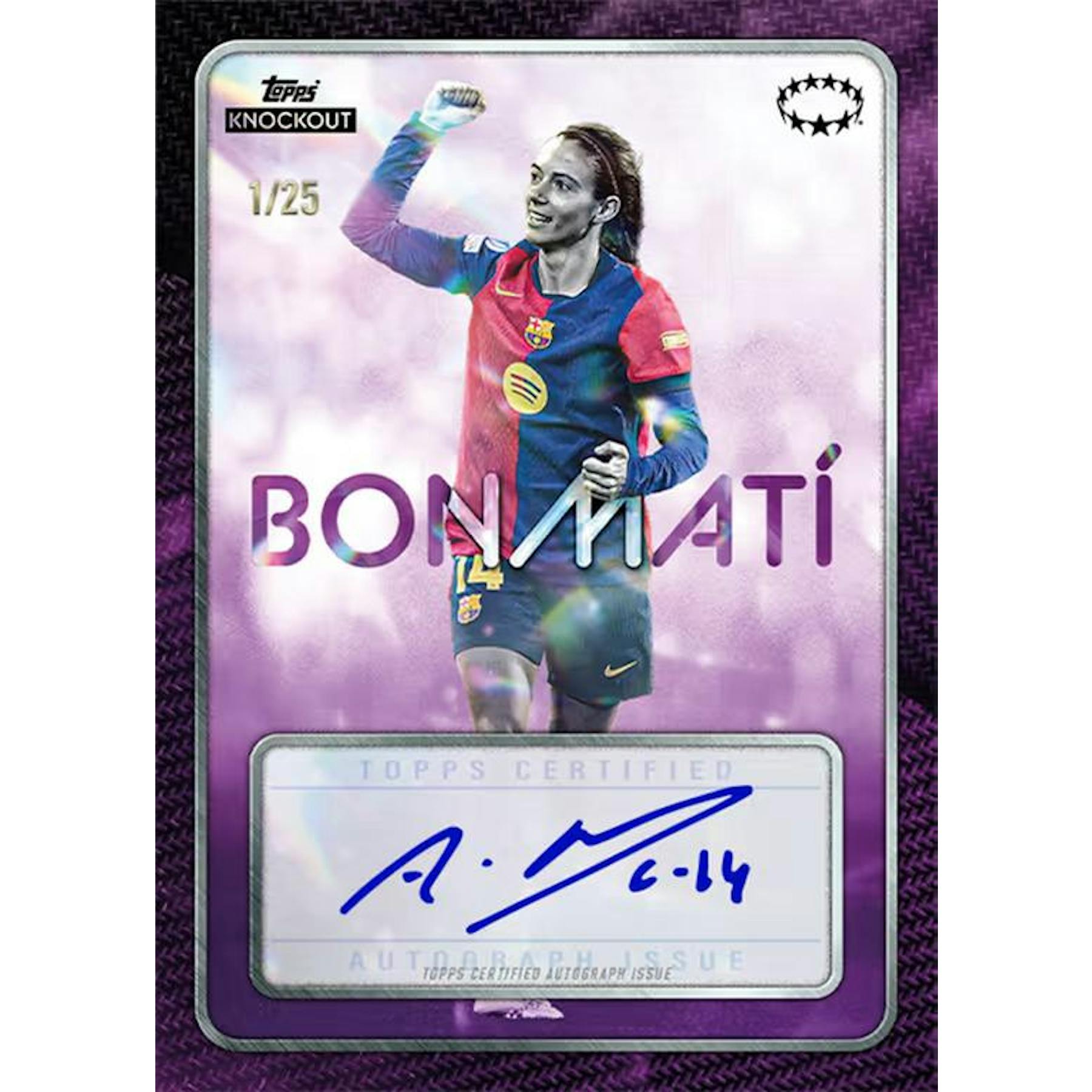 2024/25 Topps UEFA Women's Champions League Soccer Knockout Hobby Box