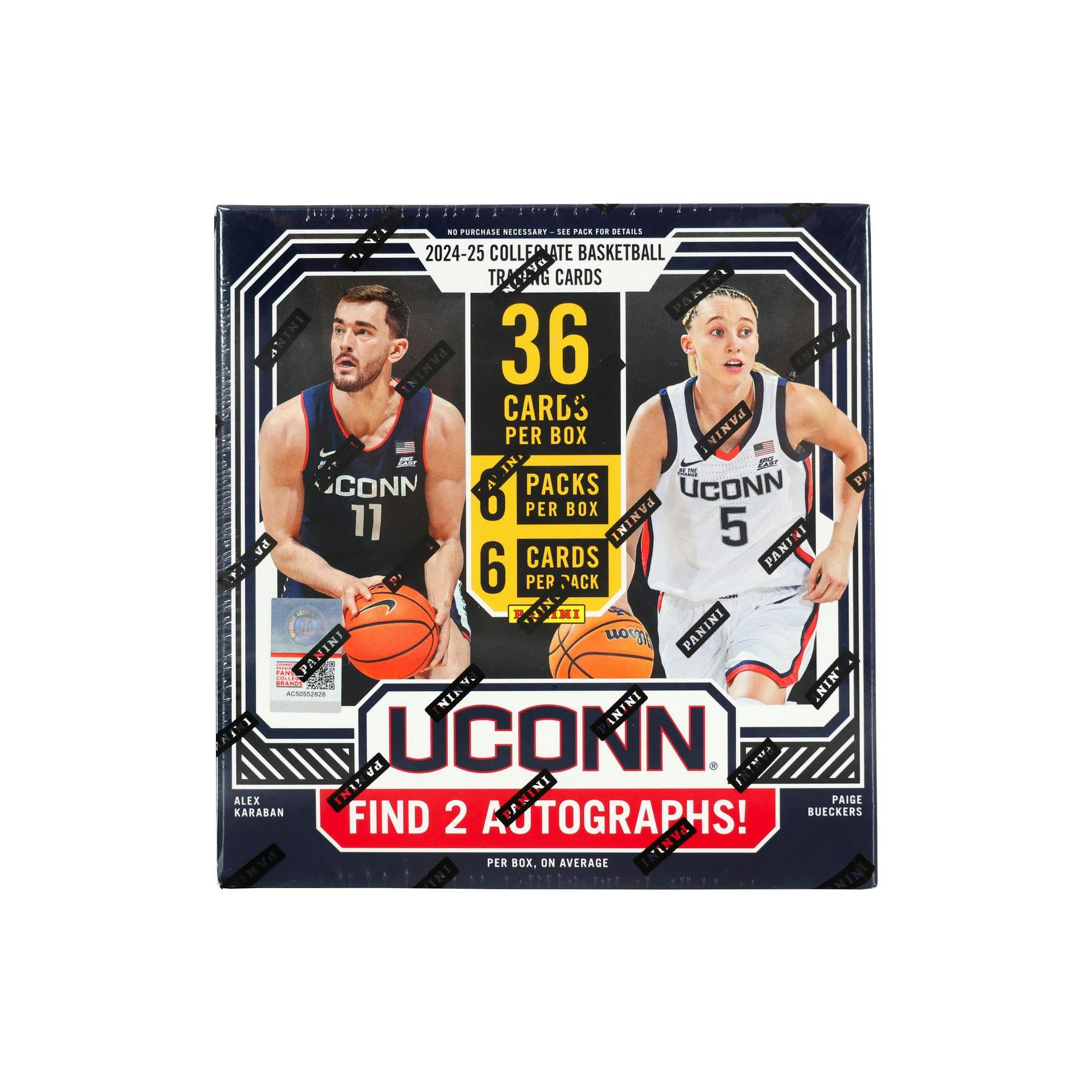 2024/25 Panini UConn Collegiate Basketball Hobby Box