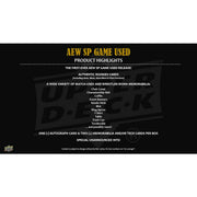 2025 Upper Deck AEW SP Game Used Wrestling Hobby Box
