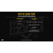 2025 Upper Deck AEW SP Game Used Wrestling Hobby Box