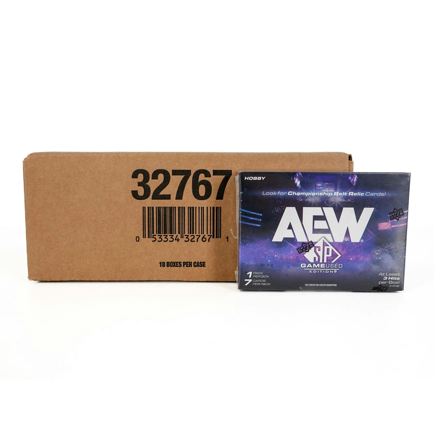 2025 Upper Deck AEW SP Game Used Wrestling Hobby 18-Box Case