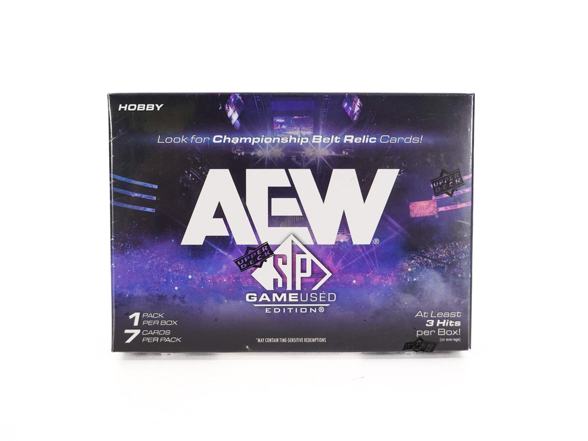 2025 Upper Deck AEW SP Game Used Wrestling Hobby Box