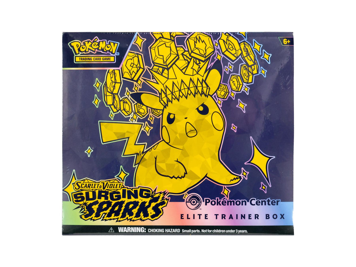 Pokemon Scarlet & Violet: Surging Sparks Pokemon Center Exclusive Elite Trainer Box
