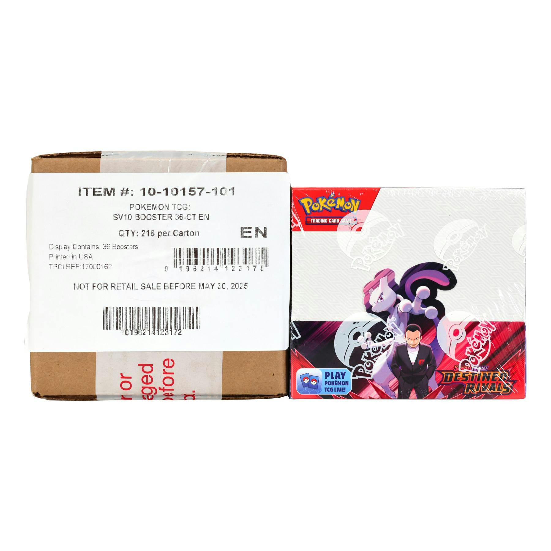 Pokemon Scarlet & Violet: Destined Rivals Booster 6-Box Case