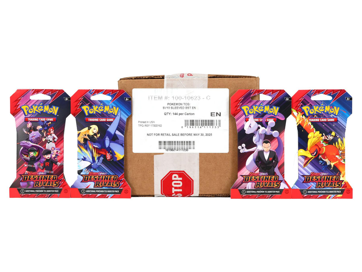 Pokemon Scarlet & Violet: Destined Rivals Sleeved Booster 144-Pack Case