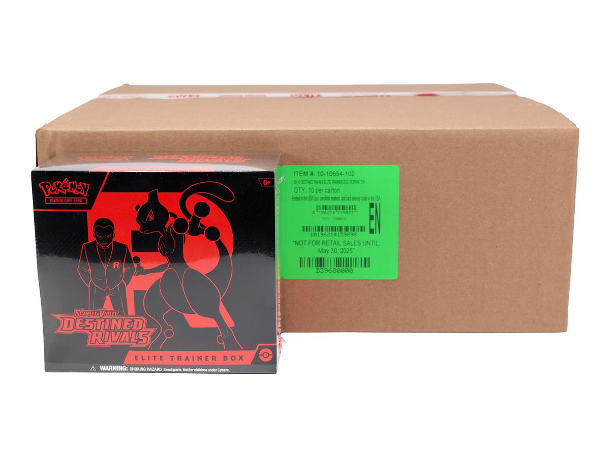 Pokemon Scarlet & Violet: Destined Rivals Elite Trainer 10-Box Case
