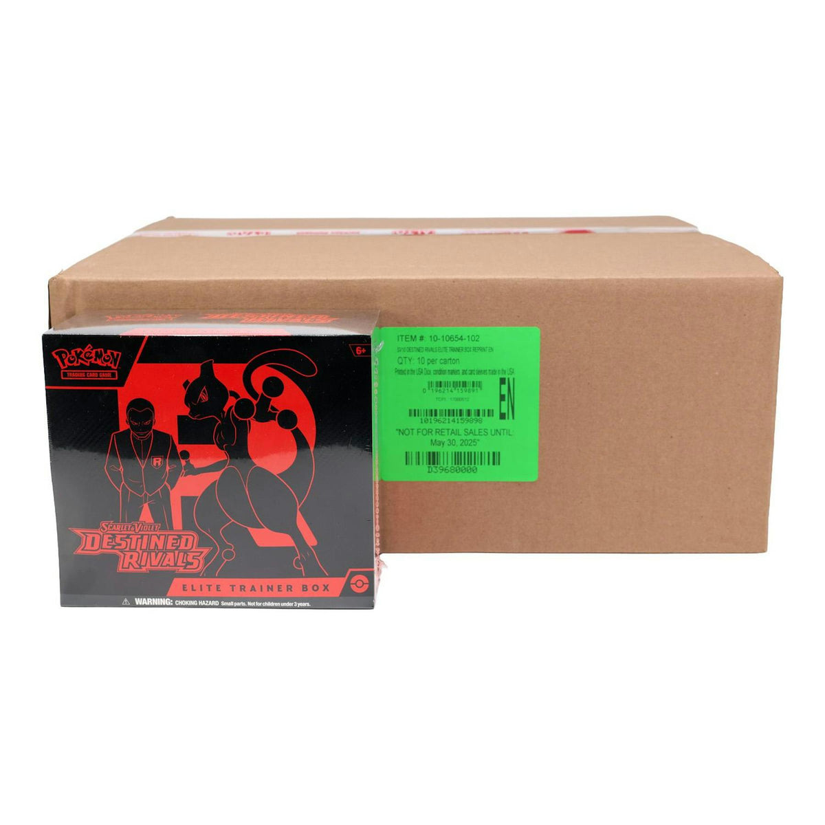 Pokemon Scarlet & Violet: Destined Rivals Elite Trainer 10-Box Case