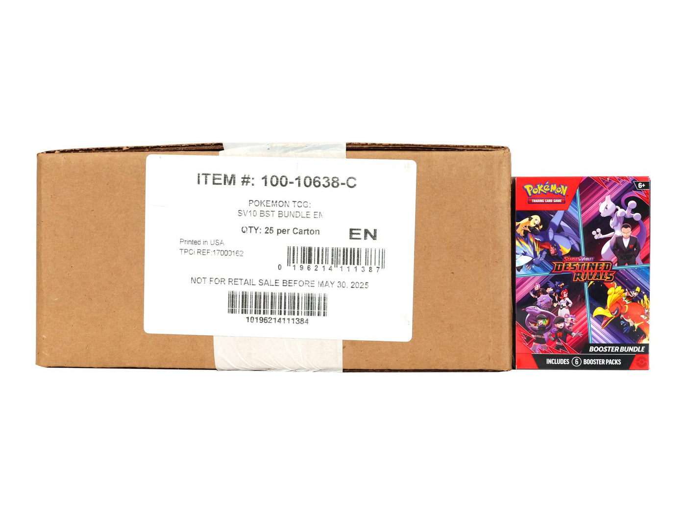 Pokemon Scarlet & Violet: Destined Rivals 25-Bundle Case