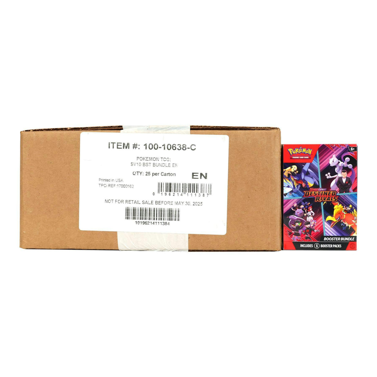 Pokemon Scarlet & Violet: Destined Rivals 25-Bundle Case
