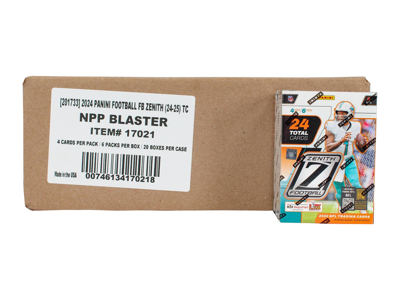 2024 Panini Zenith Football Blaster 20-Box Case