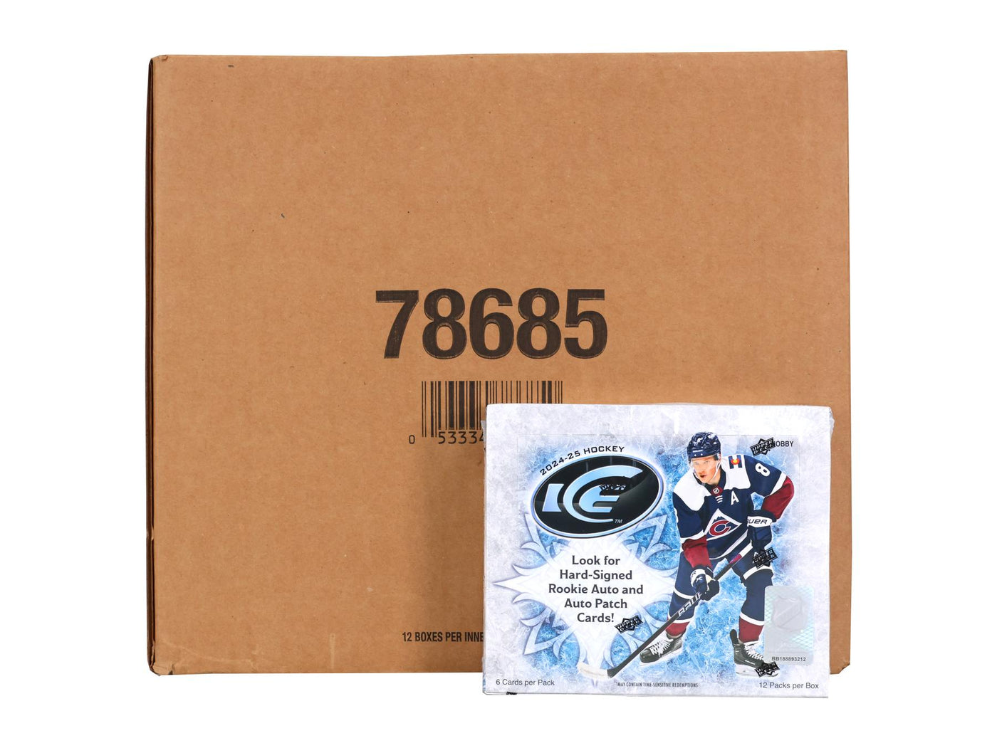 2024/25 Upper Deck Ice Hockey Hobby 24-Box Case