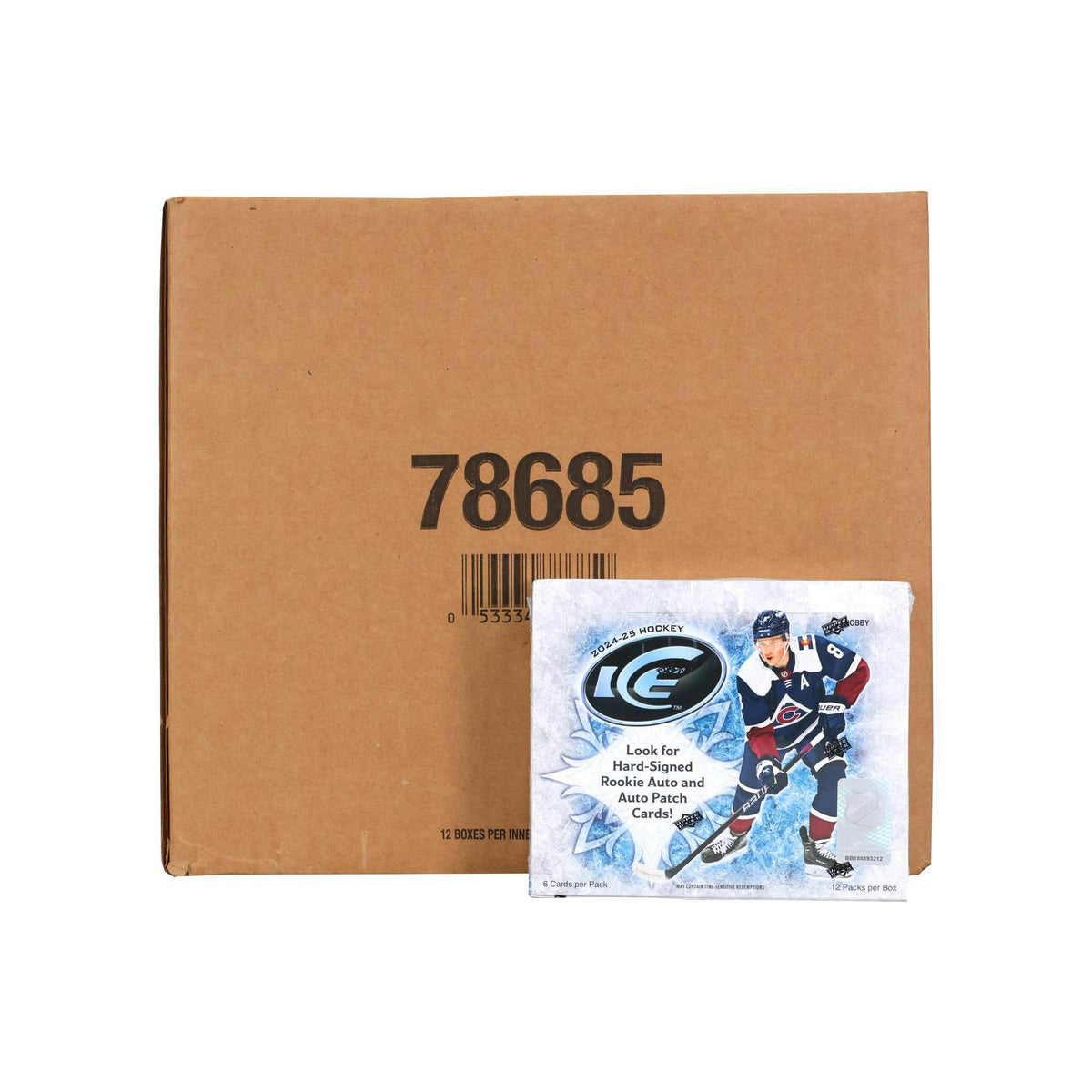 2024/25 Upper Deck Ice Hockey Hobby 24-Box Case
