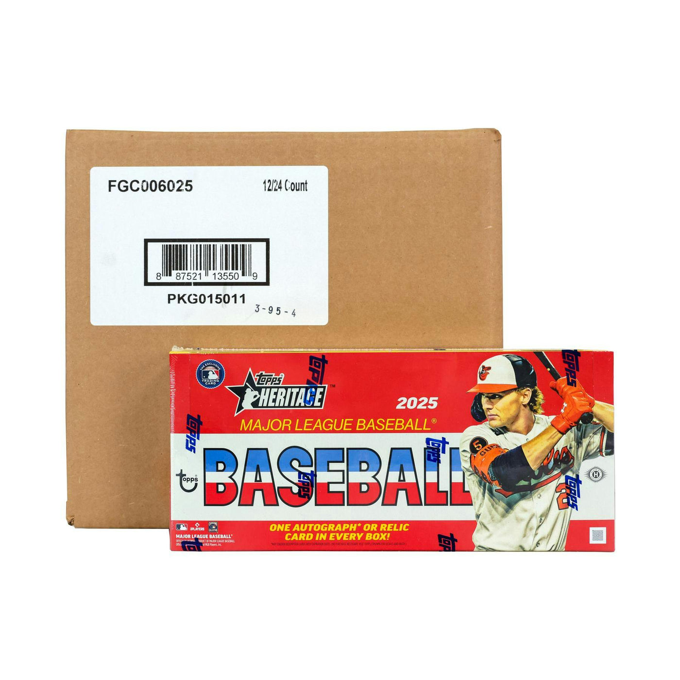 2025 Topps Heritage Baseball Hobby 12-Box Case