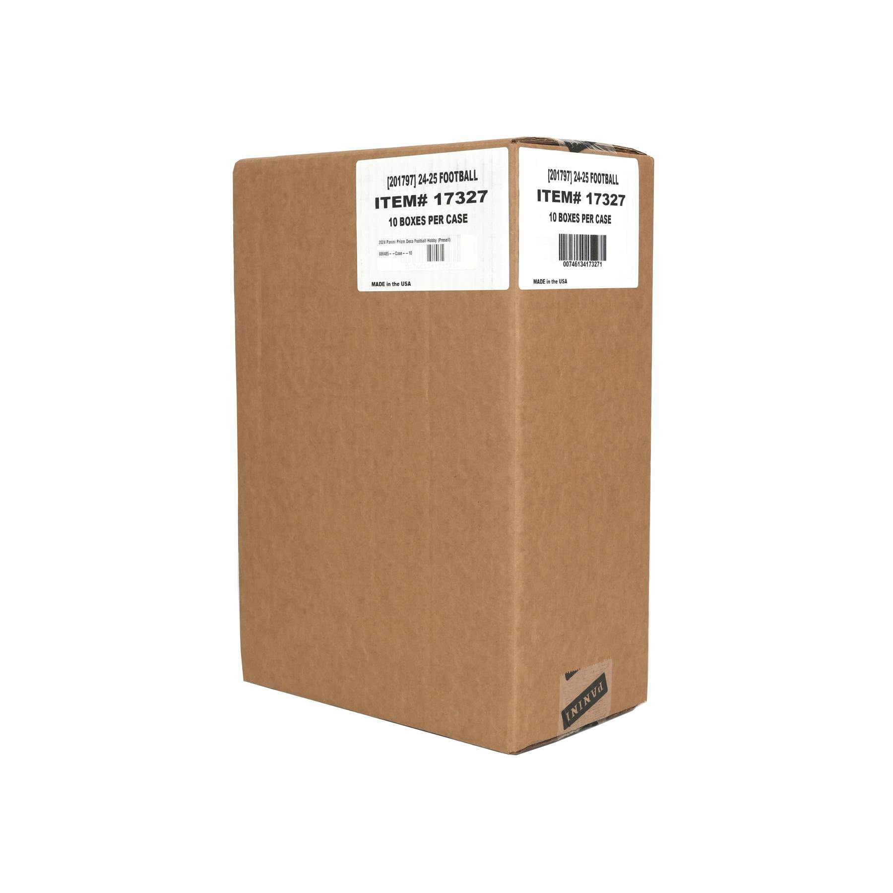2024 Panini Prizm Deca Football Hobby 10-Box Case