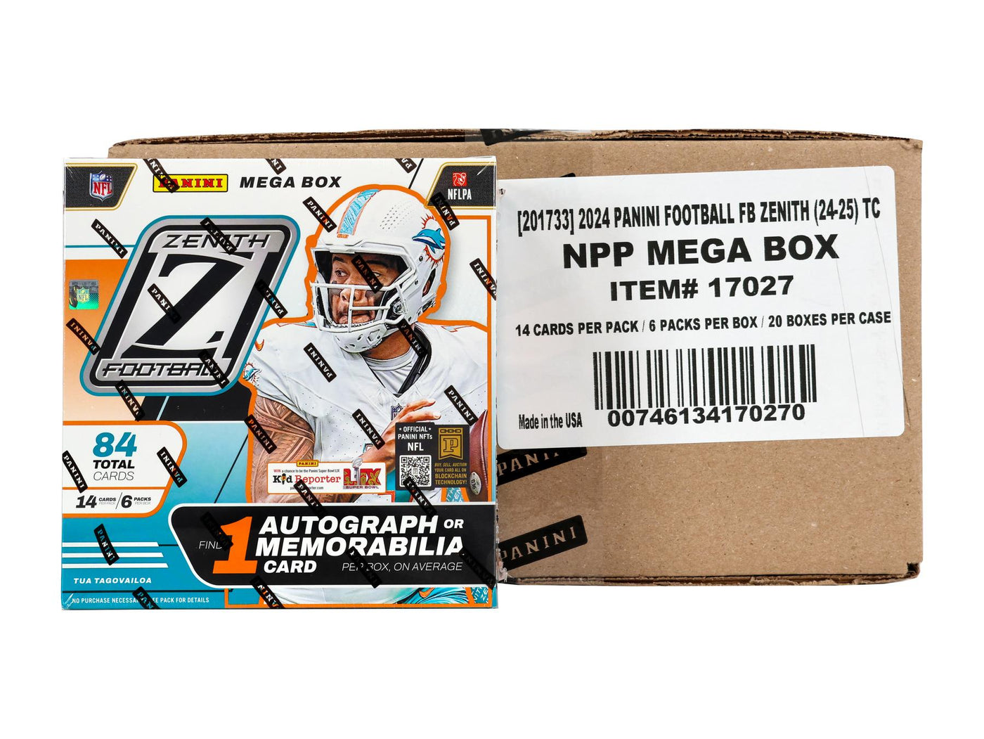 2024 Panini Zenith Football Mega 20-Box Case