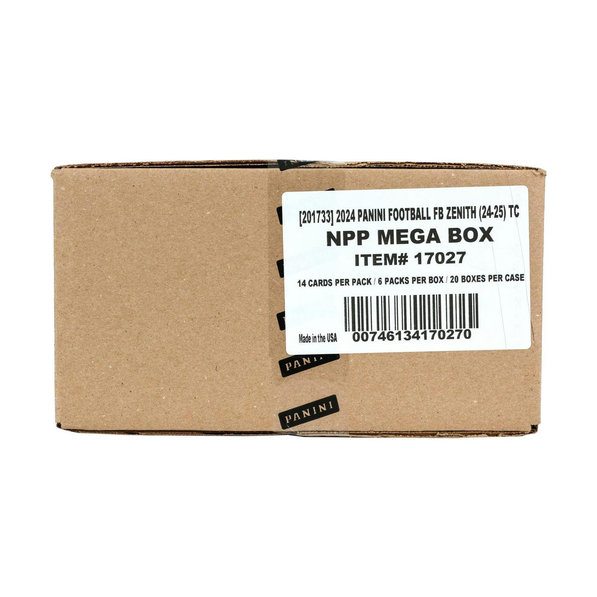 2024 Panini Zenith Football Mega 20-Box Case