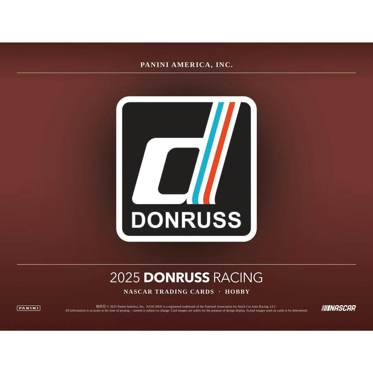 2025 Panini Donruss Racing Hobby 20-Box Case