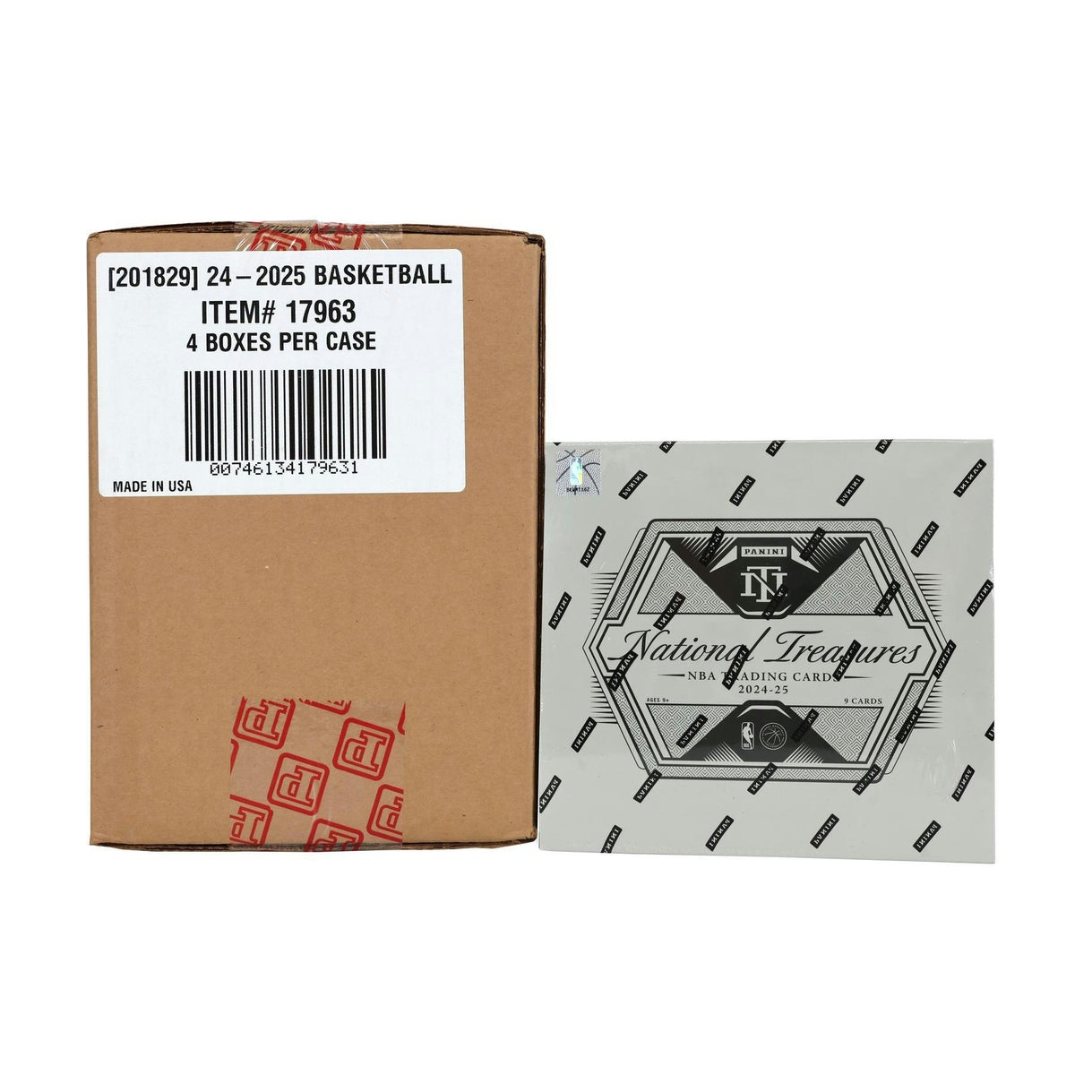 2024/25 Panini National Treasures Basketball Hobby 4-Box Case