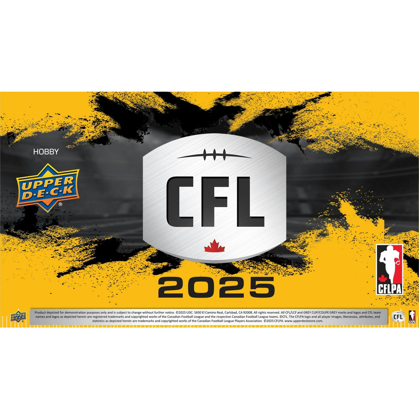 2025 Upper Deck CFL Canadian Football League Hobby Box