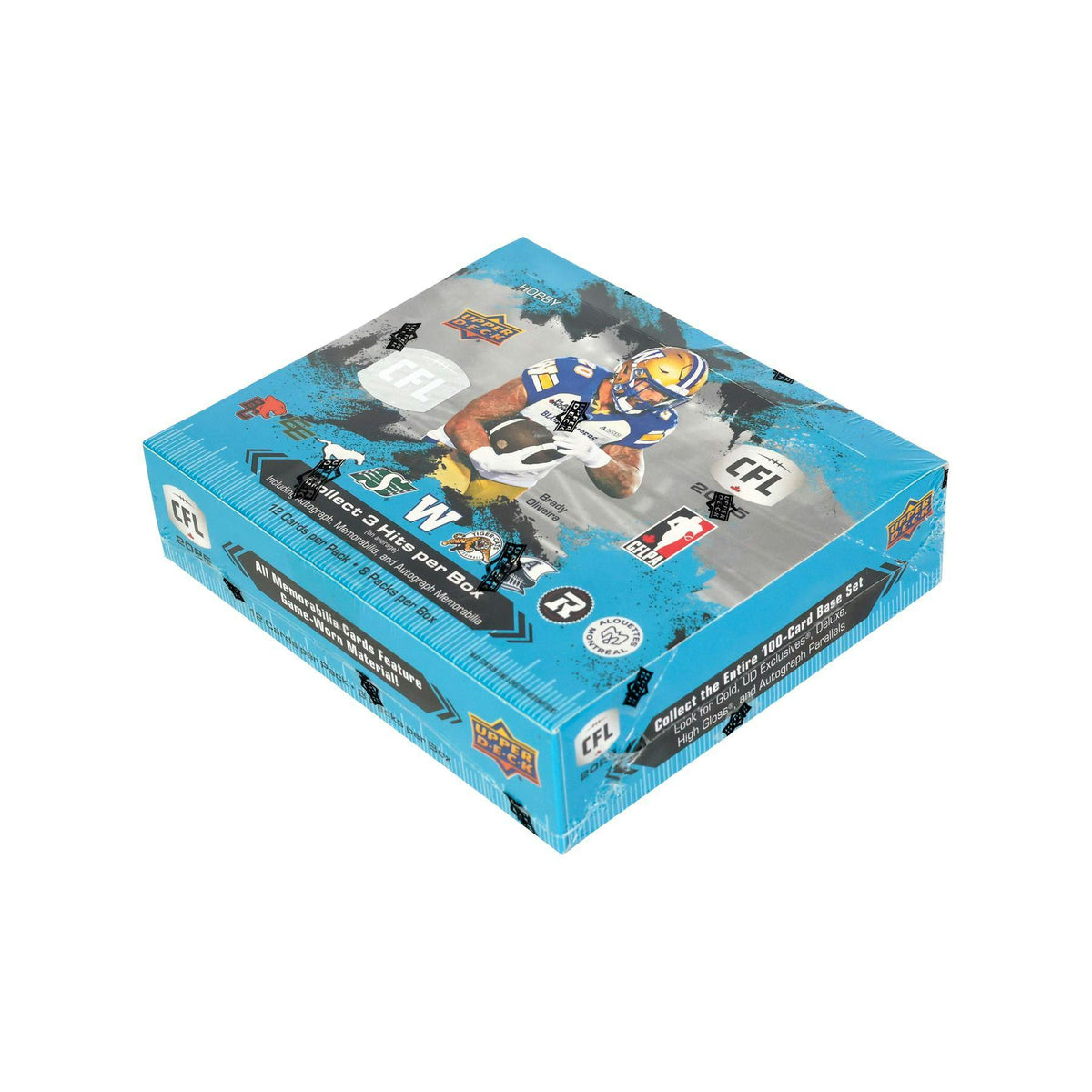 2025 Upper Deck CFL Canadian Football League Hobby 20-Box Case