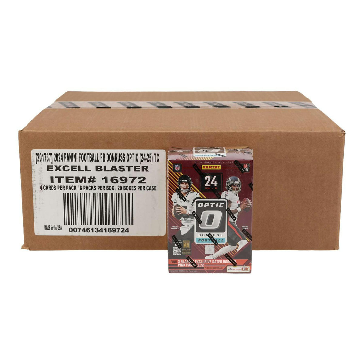 2024 Panini Donruss Optic Football Blaster 20-Box Case (Pink Parallels!)