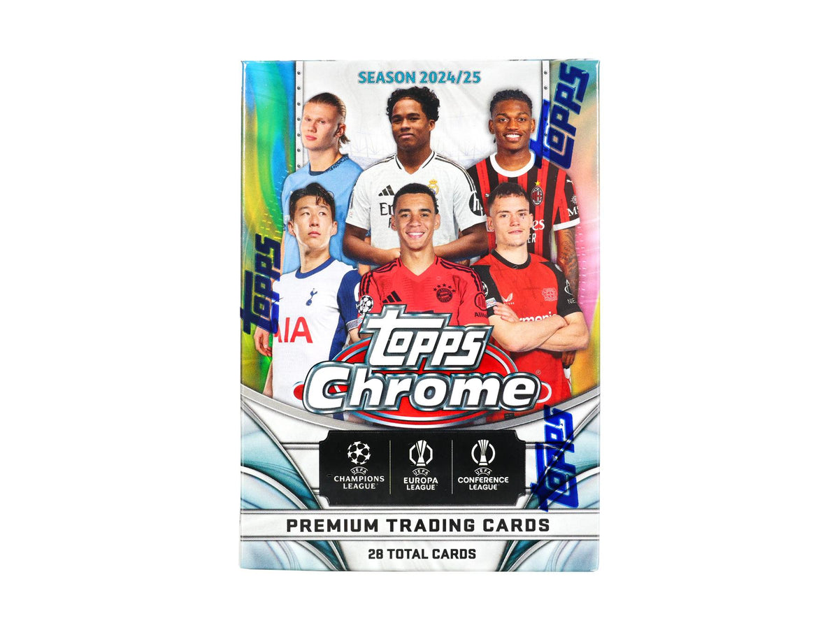 2024/25 Topps Chrome UEFA Club Competitions Soccer Blaster Box
