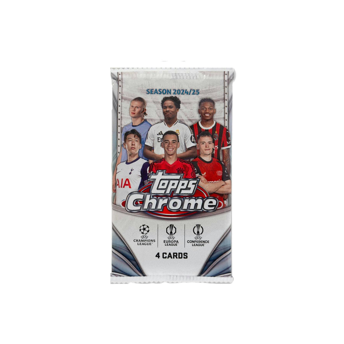 2024/25 Topps Chrome UEFA Club Competitions Soccer Blaster Pack