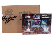 2025 Leaf Pro Set Metal Football Hobby 10-Box Case
