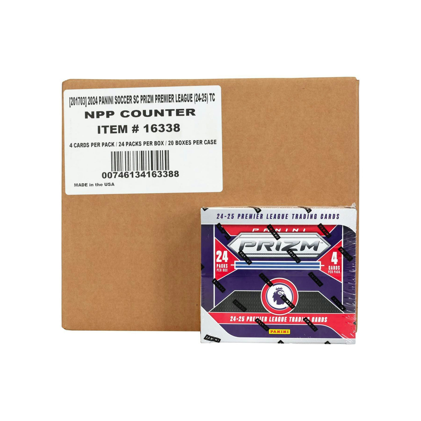 2024/25 Panini Prizm Premier League EPL Soccer 24-Pack Retail 20-Box Case
