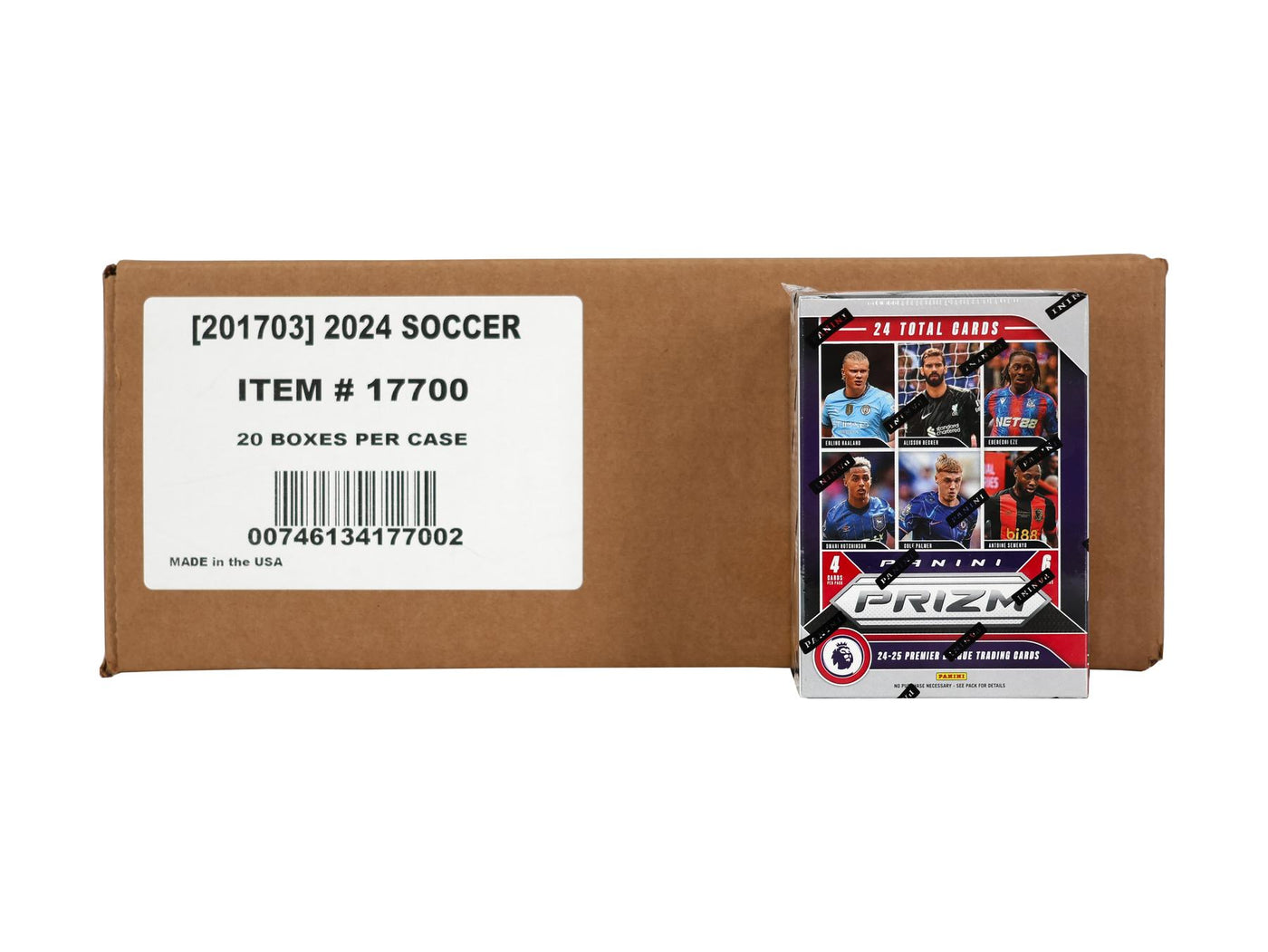 2024/25 Panini Prizm Premier League EPL Soccer Blaster Hobby 20-Box Case