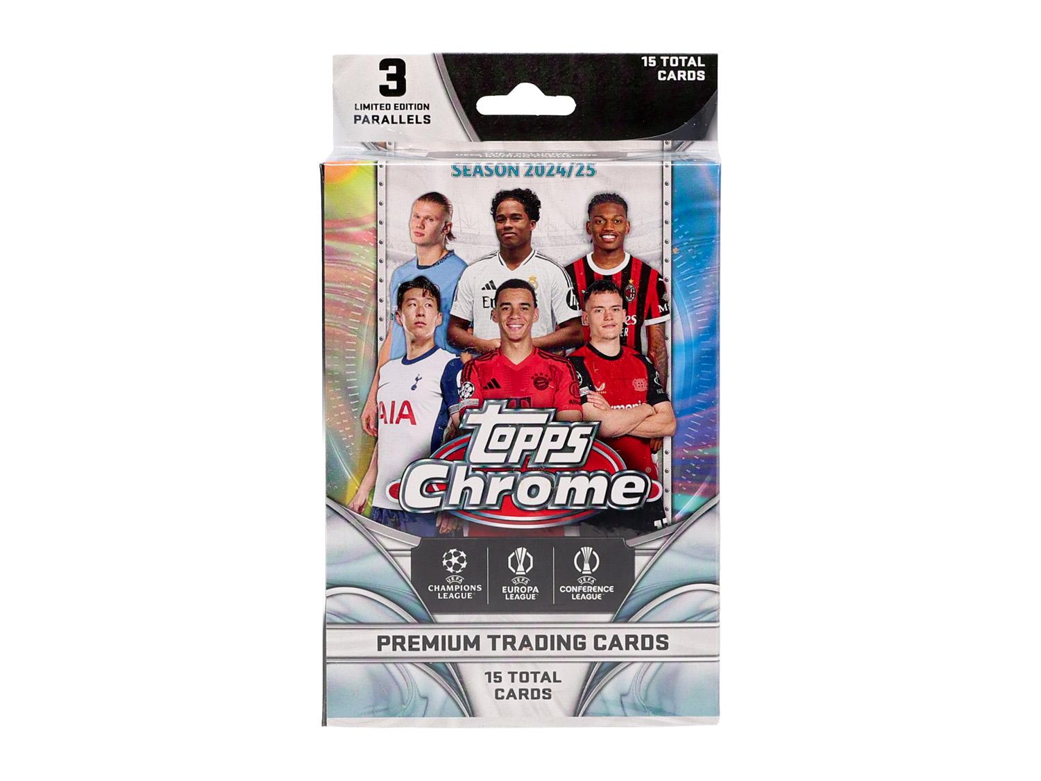 2024/25 Topps Chrome UEFA Club Competitions Soccer Hanger Box