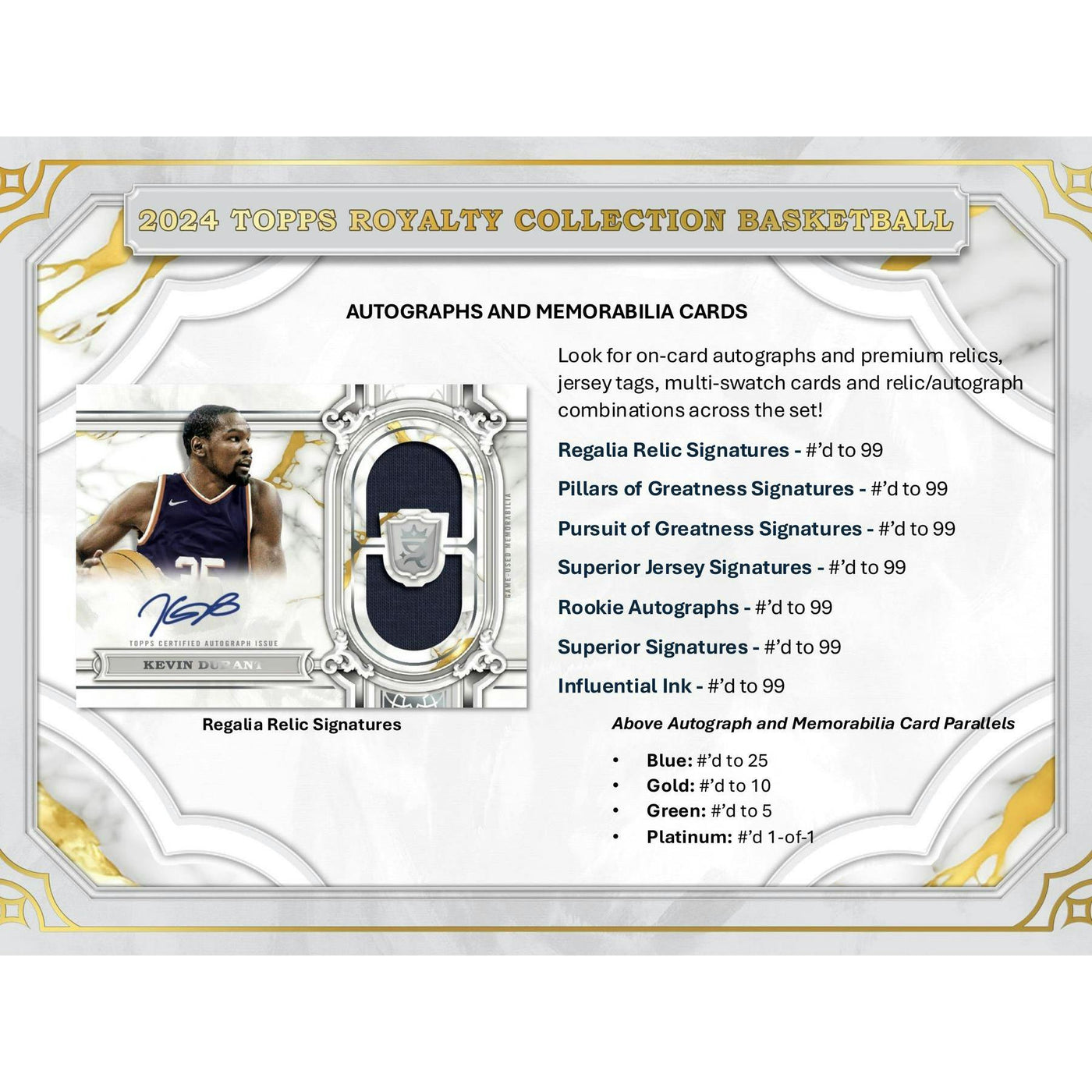 2023/24 Topps Royalty Collection Basketball Hobby Box