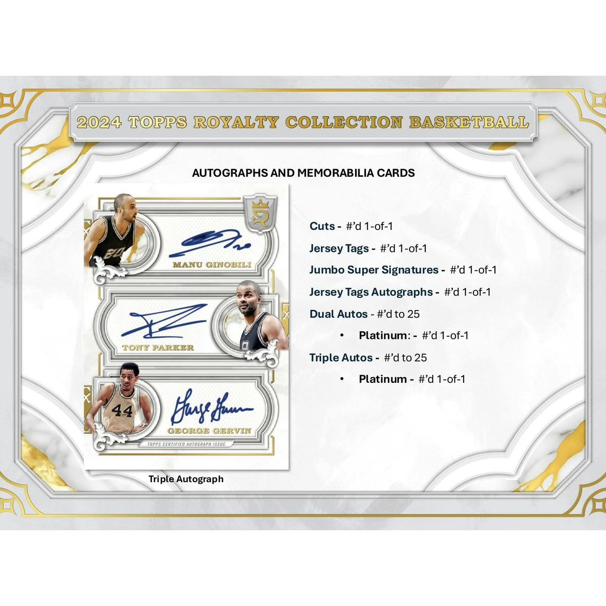 2023/24 Topps Royalty Collection Basketball Hobby Box