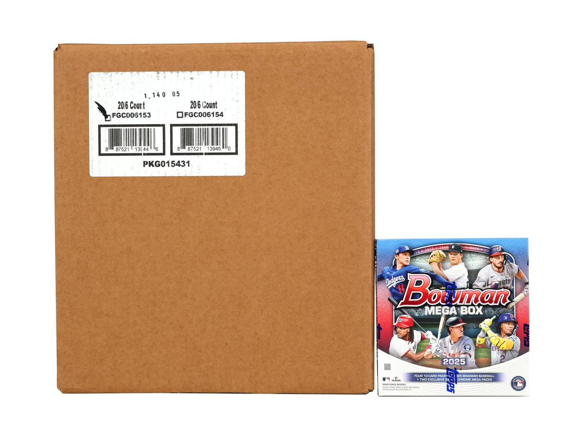 2025 Bowman Baseball Mega 20-Box Case