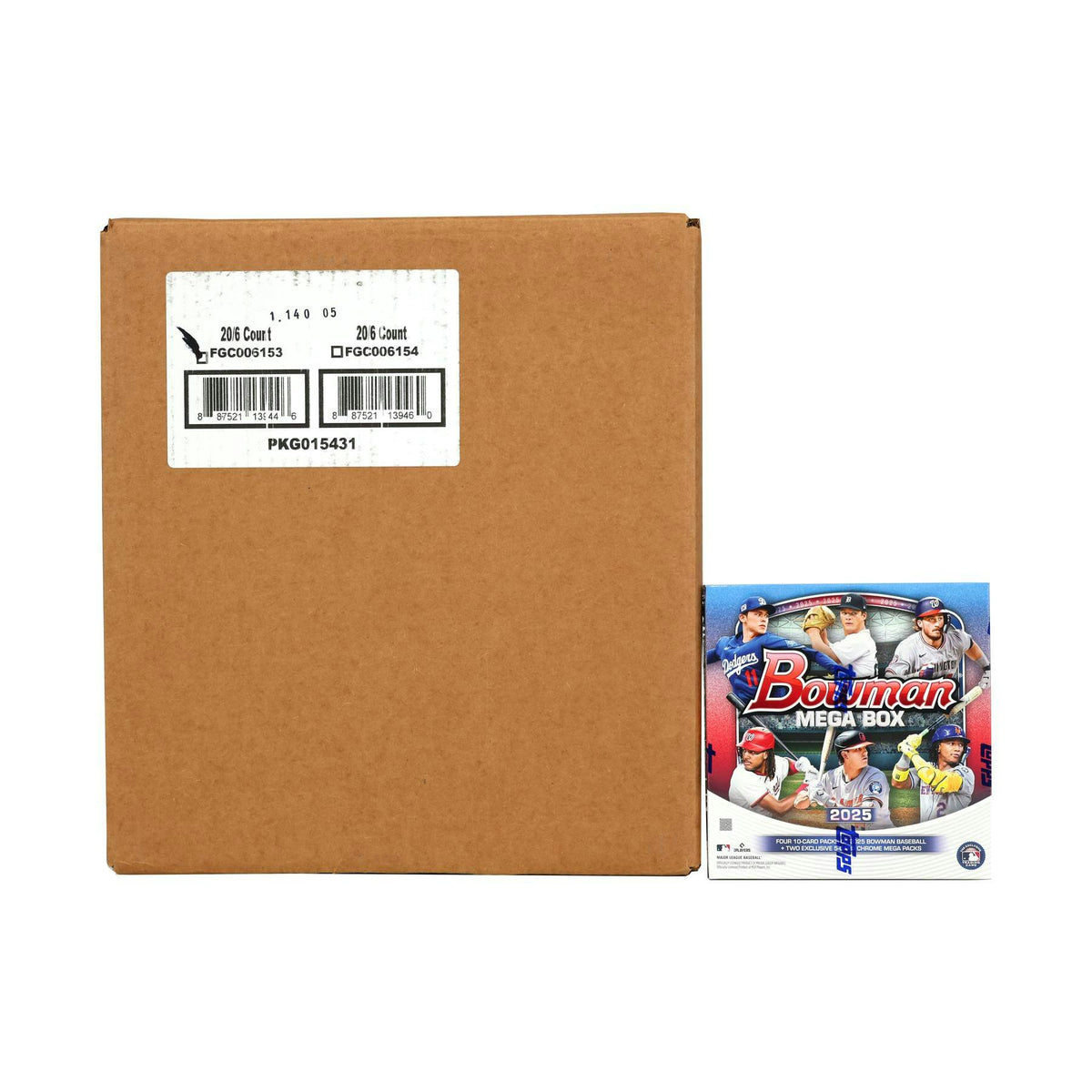 2025 Bowman Baseball Mega 20-Box Case