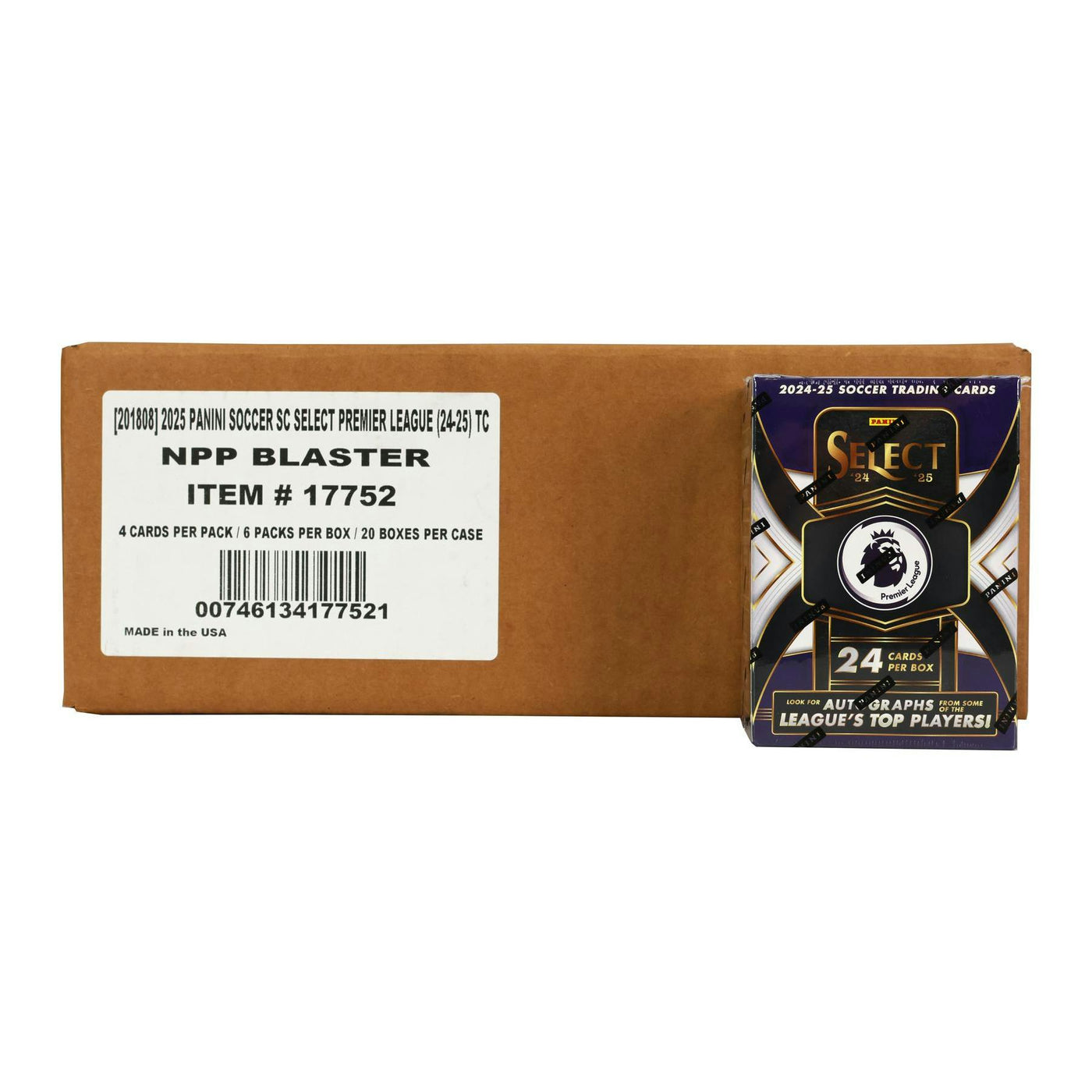2024/25 Panini Select Premier League EPL Soccer Blaster 20-Box Case