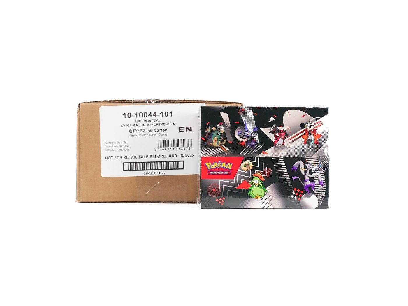 Pokemon Unova Mini Tin 4-Box Case (Black Bolt / White Flare)