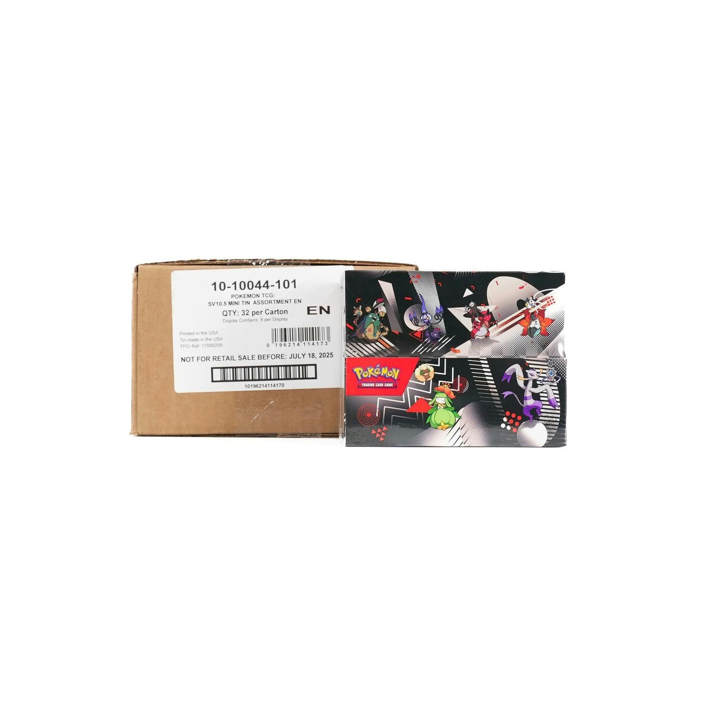 Pokemon Unova Mini Tin 4-Box Case (Black Bolt / White Flare)