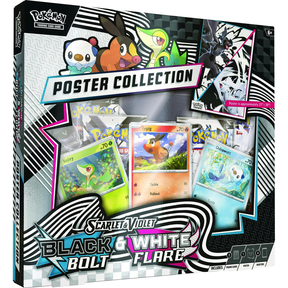 Pokemon Unova Poster Collection Box (Black Bolt / White Flare)