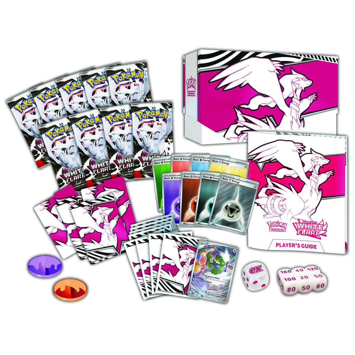 Pokemon Scarlet & Violet: White Flare Elite Trainer 10-Box Case