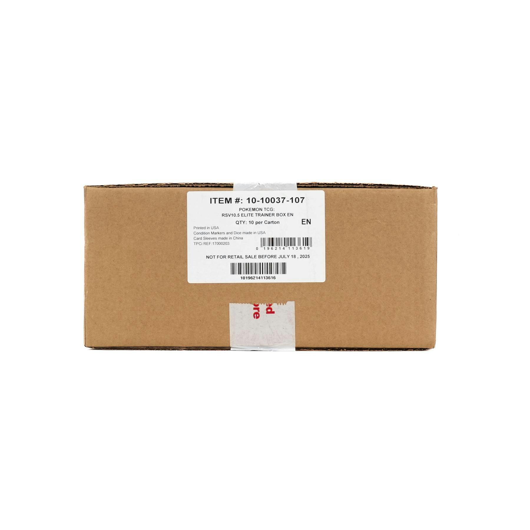 Pokemon Scarlet & Violet: White Flare Elite Trainer 10-Box Case