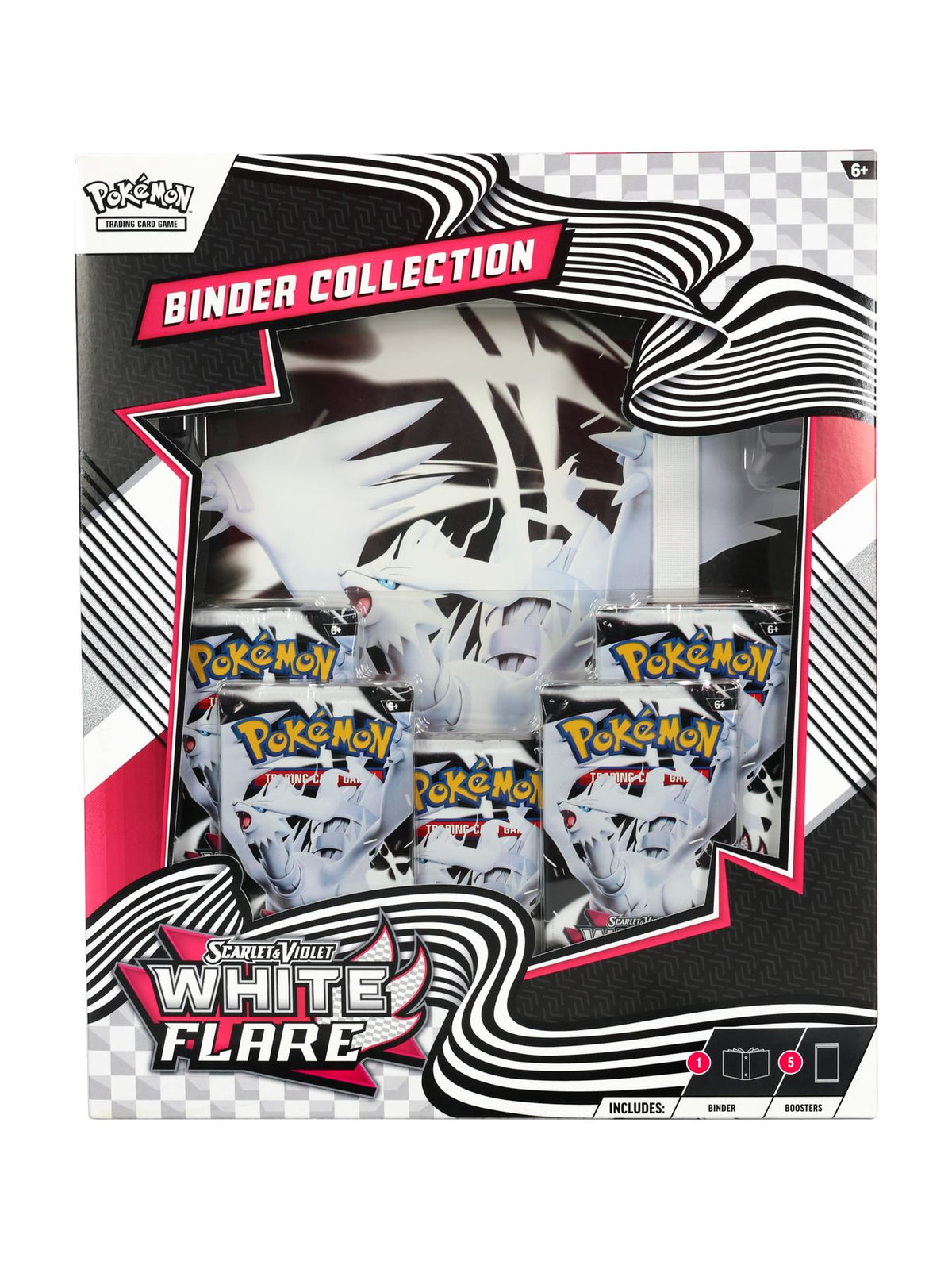 Pokemon Scarlet & Violet: White Flare Binder Collection Box