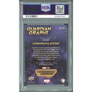 2024 UD Marvel Guardians of the Galaxy Vol. 3 Bradley Cooper Rocket Auto PSA Auth/Auto 10