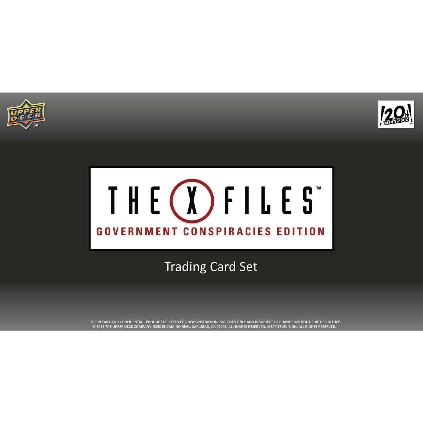 2025 Upper Deck The X-Files: Government Conspiracies Edition Hobby 12-Box Case