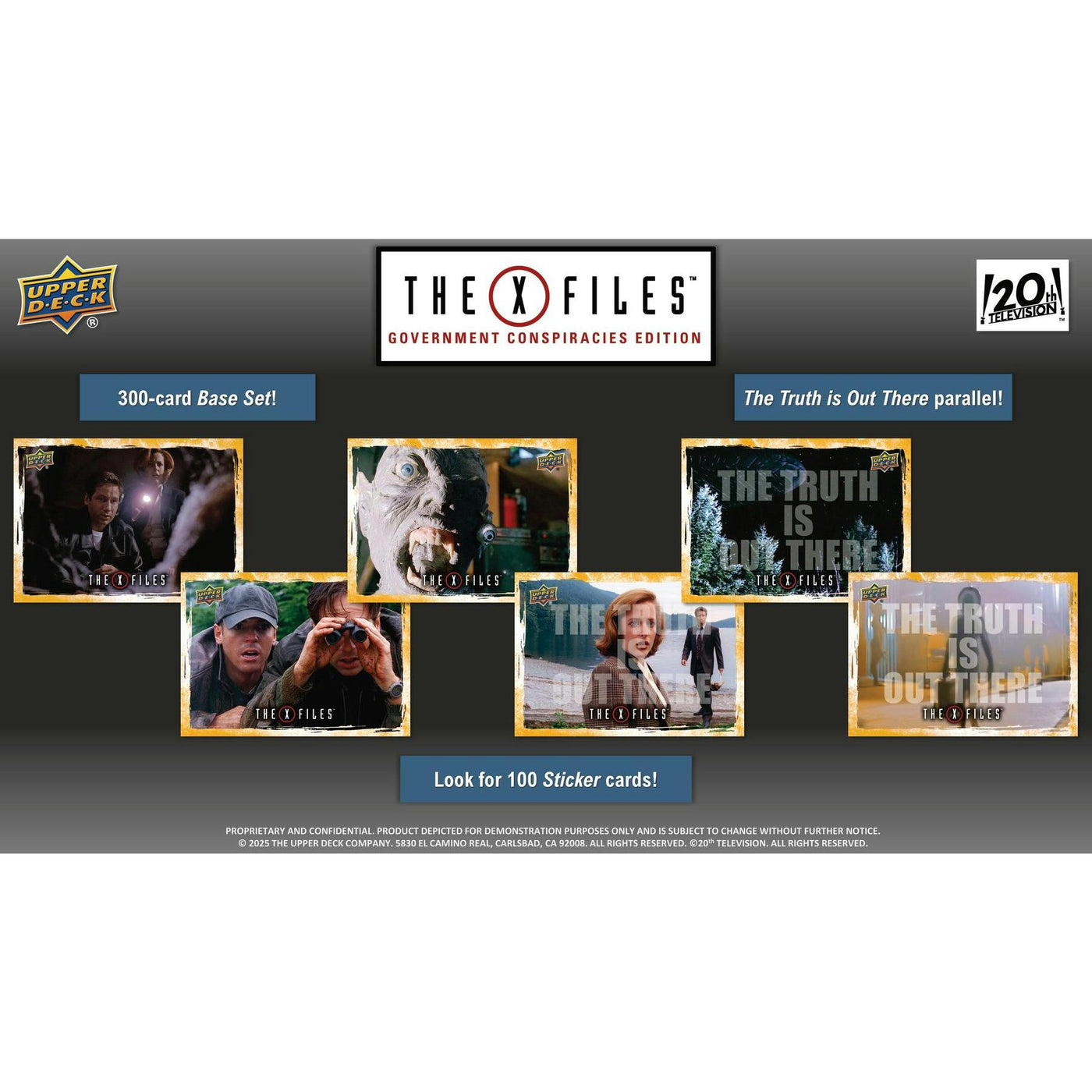 2025 Upper Deck The X-Files: Government Conspiracies Edition Hobby 12-Box Case