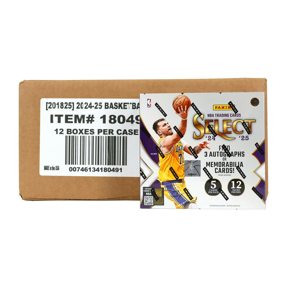 2024/25 Panini Select Basketball Hobby 12-Box Case