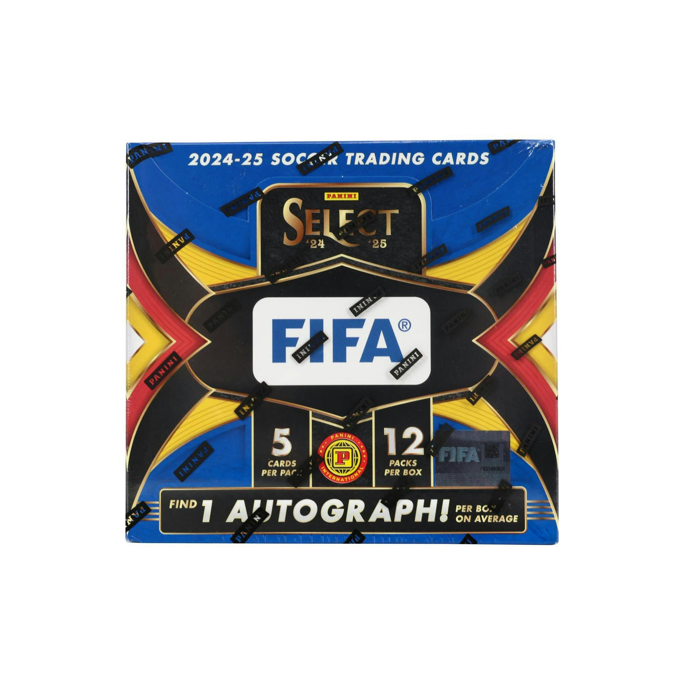 2024/25 Panini Select FIFA Soccer International Hobby 12-Box Case